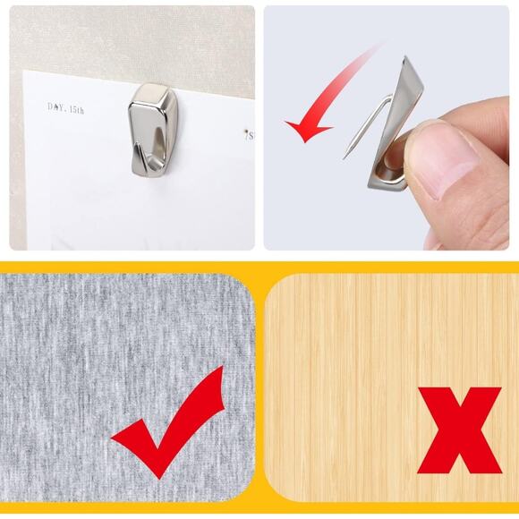 Heavy-Duty Stainless Steel Wall Hooks – Self-Adhesive & No-Drill Installation - Picture 3 of 3